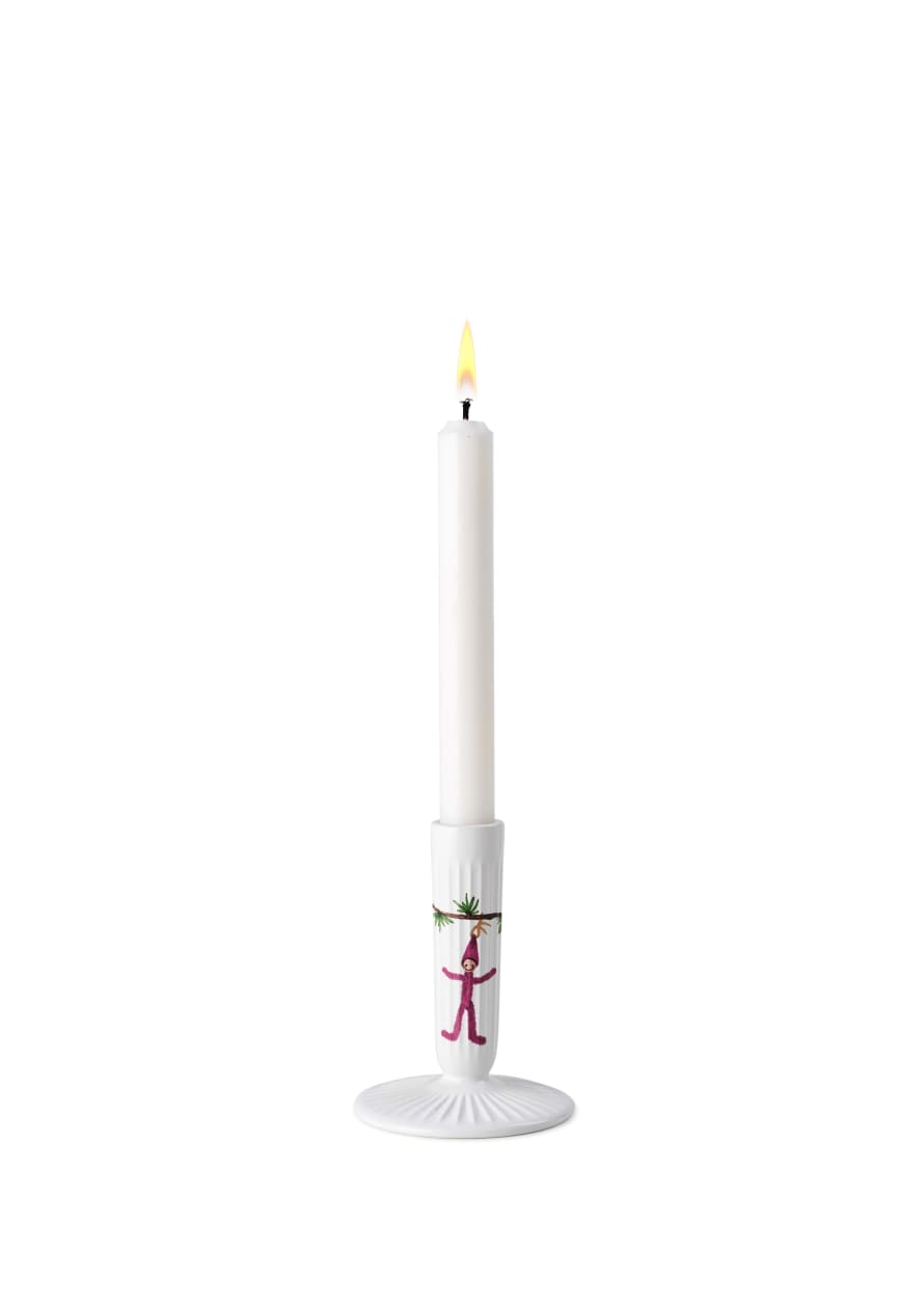 Kähler Hammershoi 12cm Porcelain Christmas Candle Holder 2021