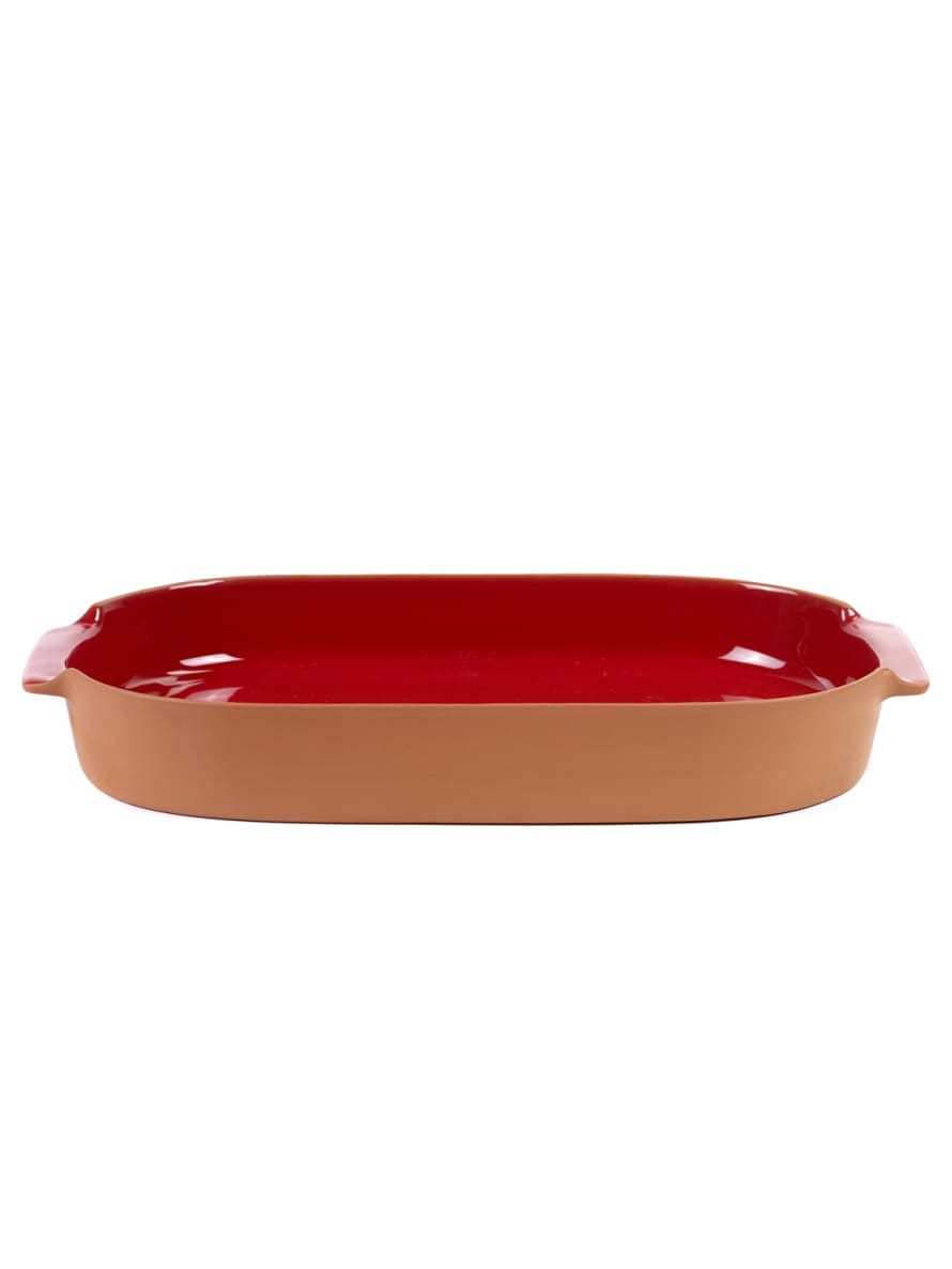 Serax Bakeware Oval Large Red H6 x 45 x 26