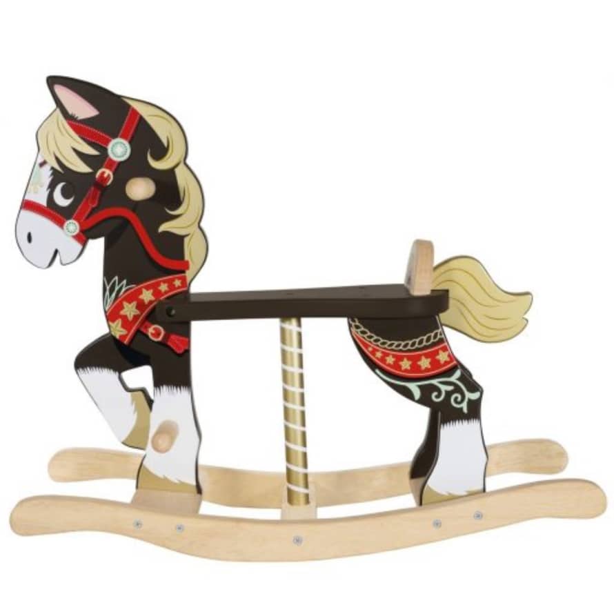 Le Toy Van Wooden Toy Carnival Rocking Horse