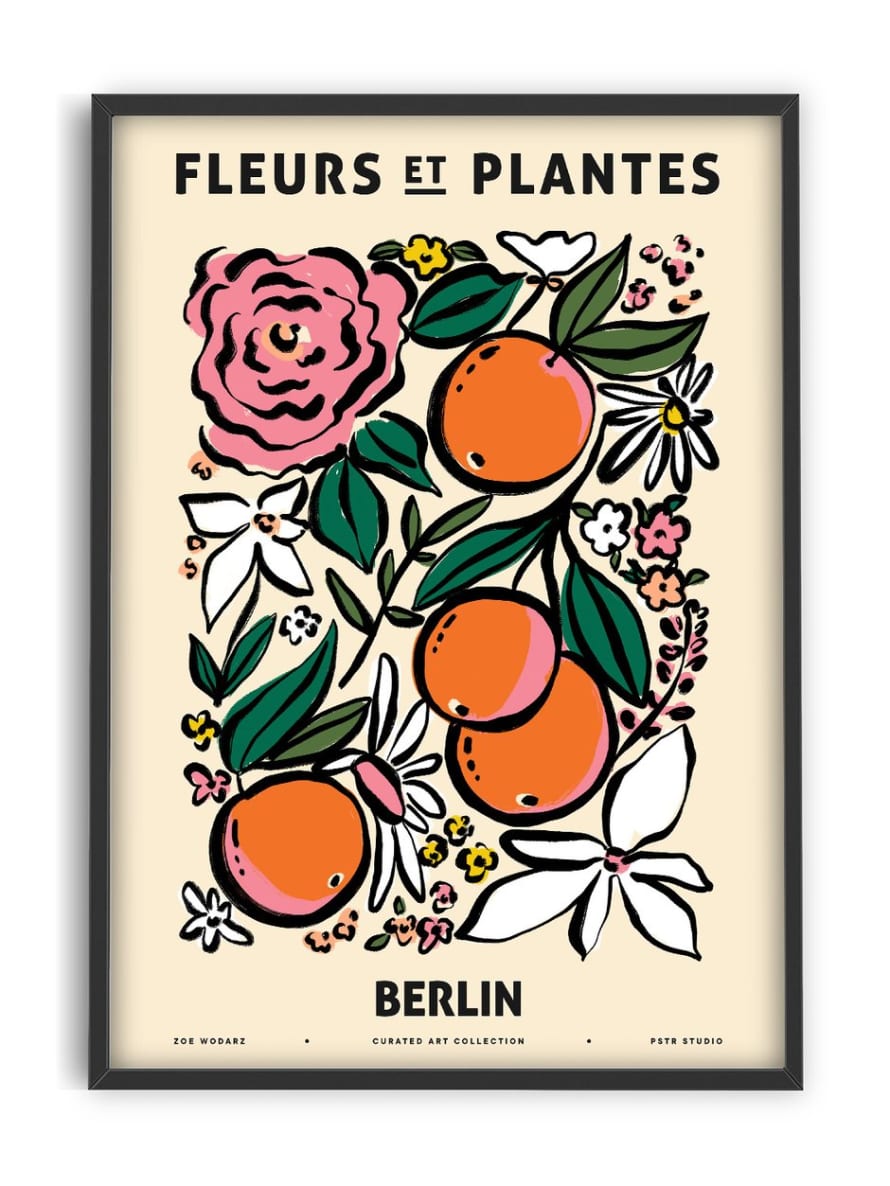 Fleurs Et Plantes - Berlin Art Print