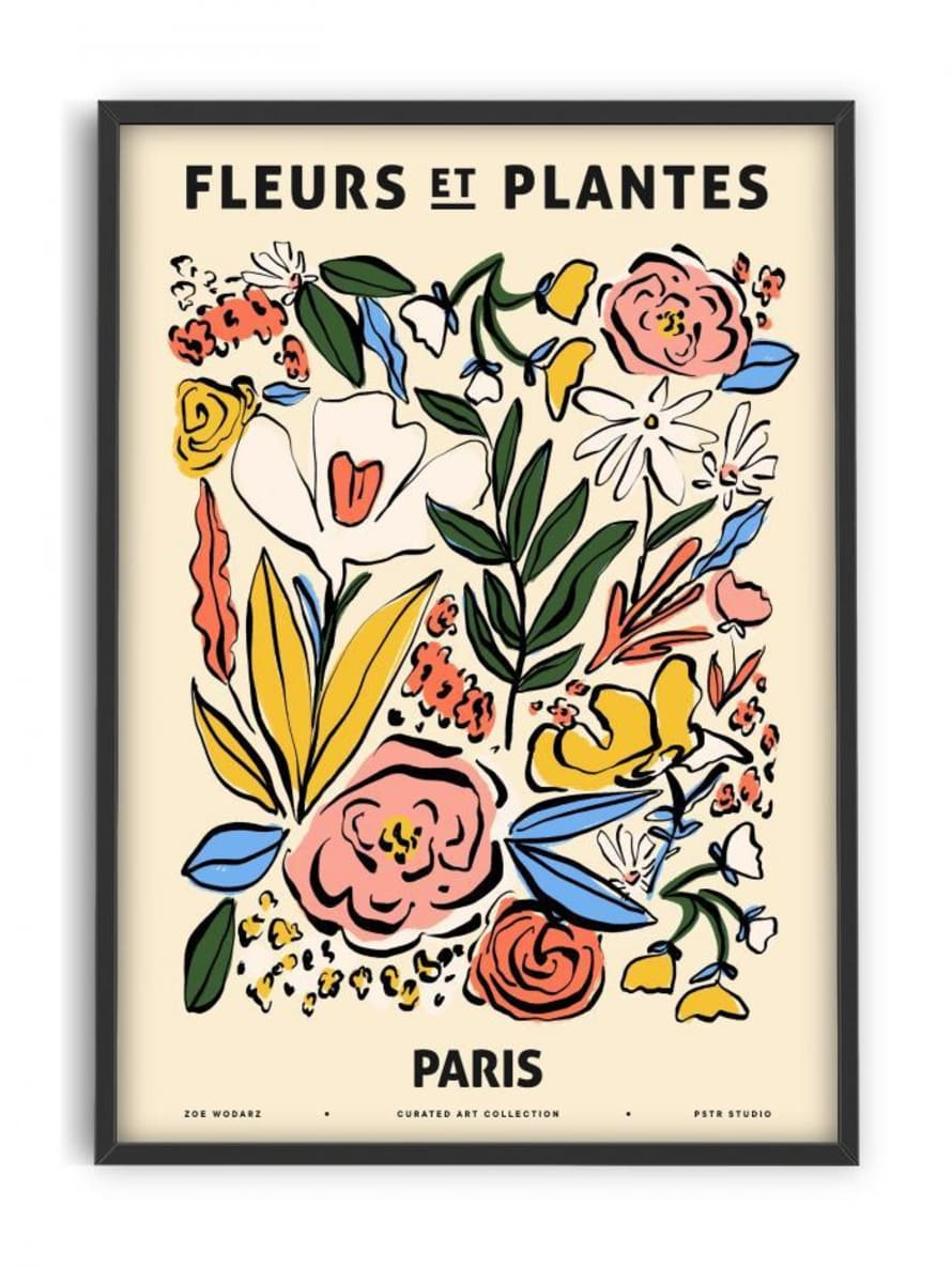 Fleurs et Plantes- Paris Art Print