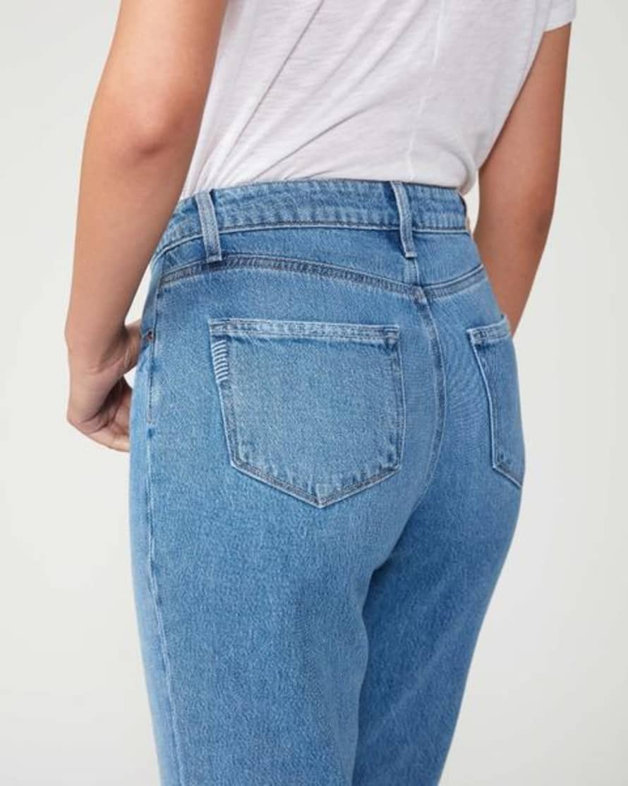 Trouva: Noella Straight Leg Covered Button Jeans