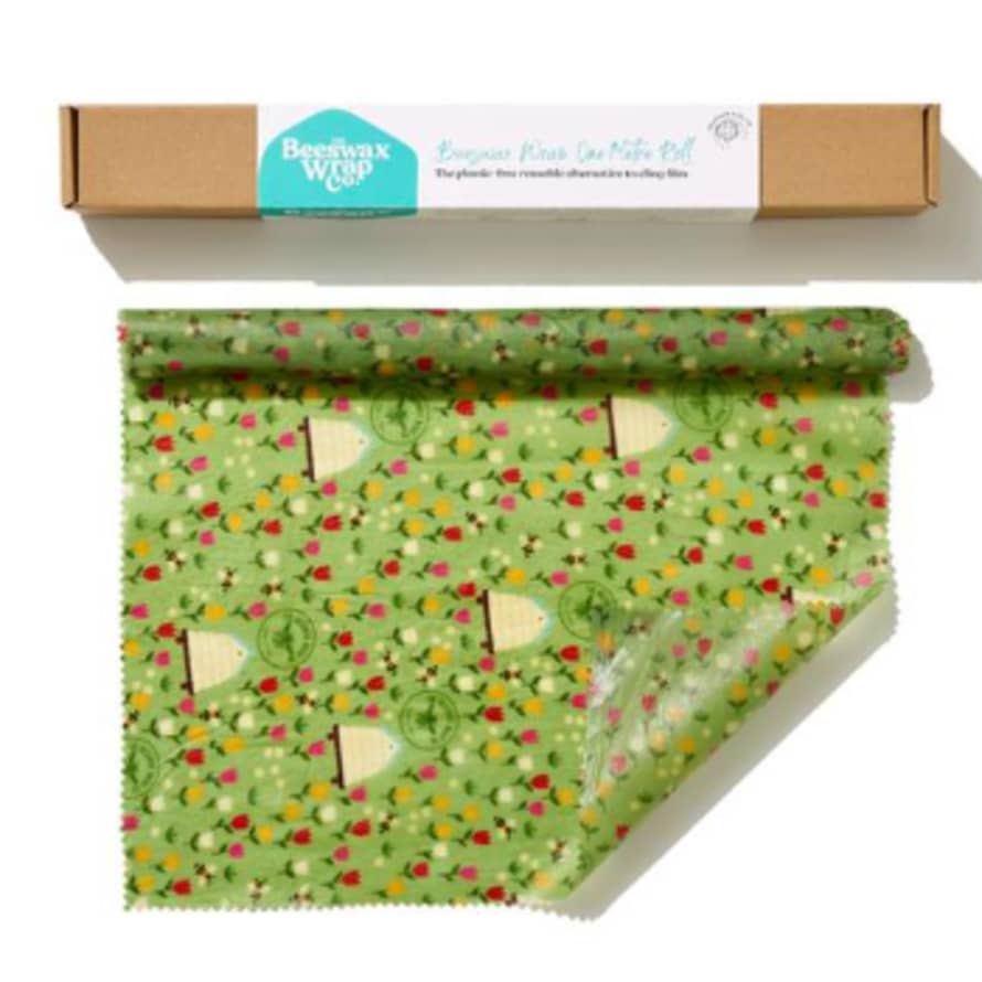 The Beeswax Wrap Co. Beeswax Wrap - One Metre Roll - Meadow Print