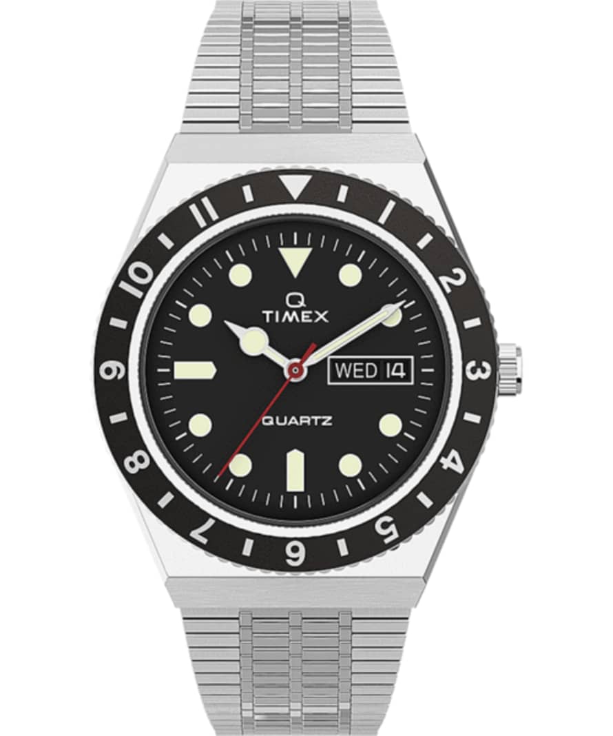 Timex Archive Watch Q Timex Reissue 38 Mm Stainless Steel Bracelet
