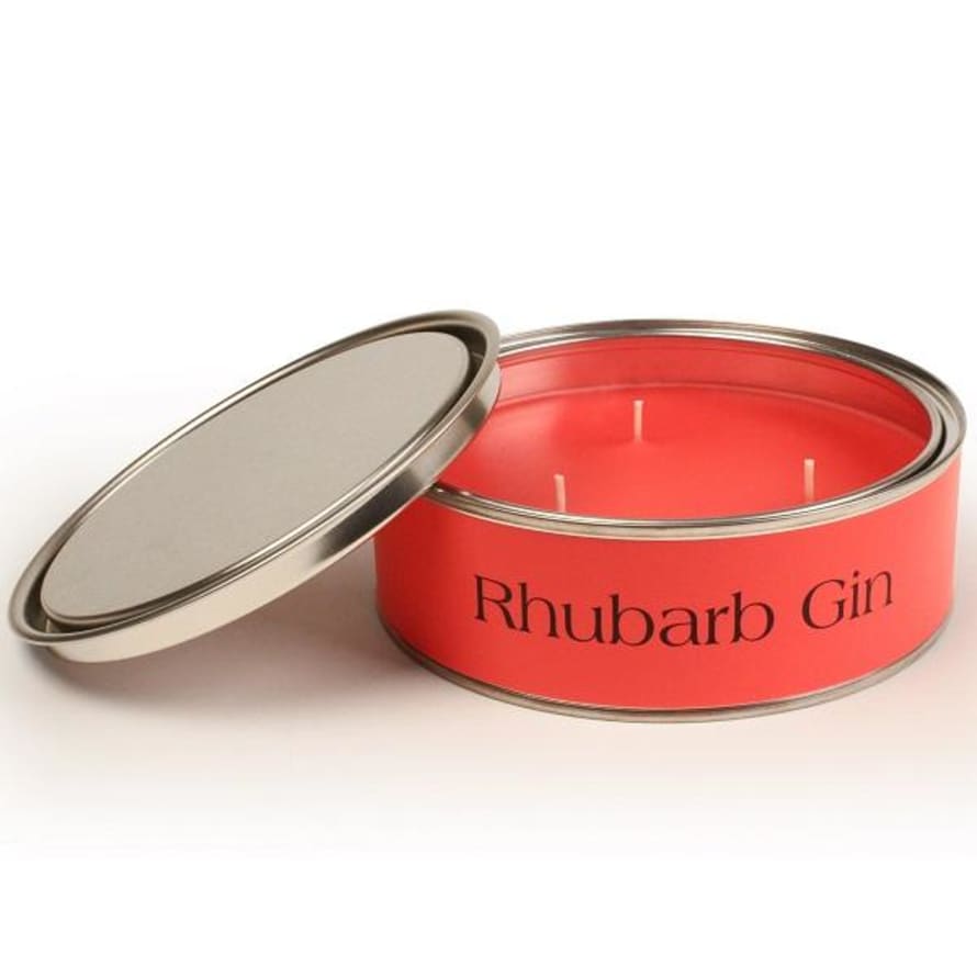 Pintail Candles Triple Wick Rhubarb Gin Candle