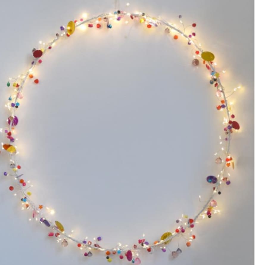 Lightstyle London Folklore Circle Lights Ornament 40cm, Battery Powered