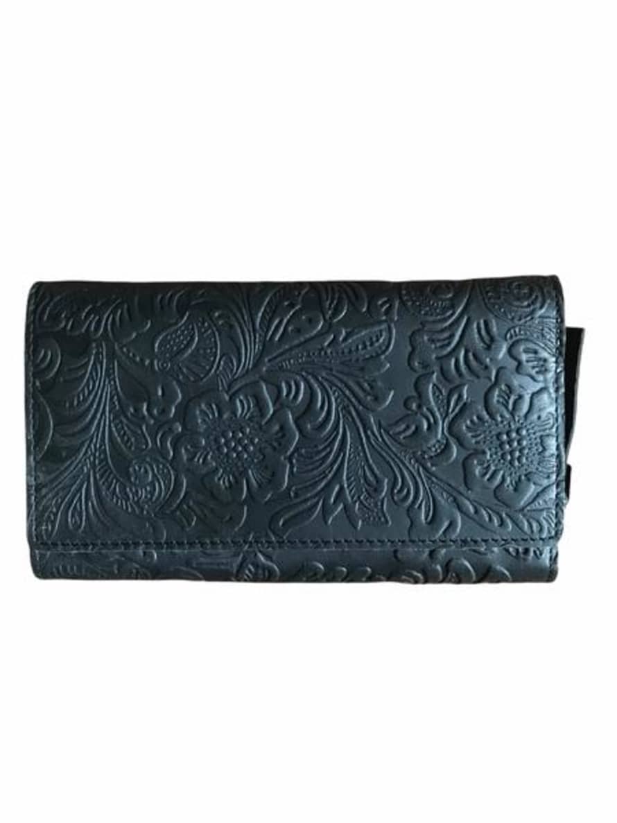 CollardManson Classic Wallet Black Floral