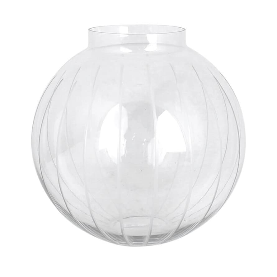 Strömshaga Alinde Vase XL Clear/Stripes