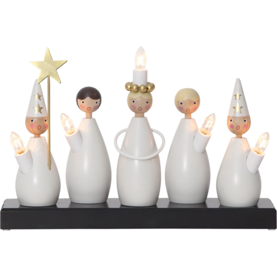 Star Trading Christmas Candlestick Lucia Choir