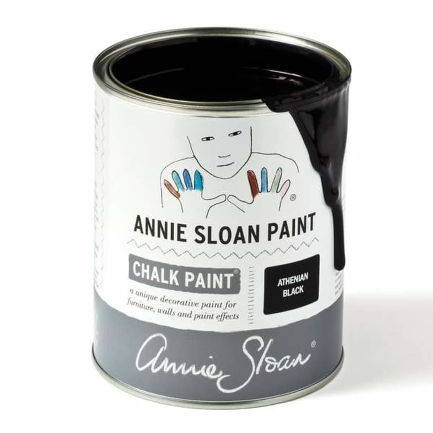 Annie Sloan Athenian Black Chalk Paint 1 Litre Pot