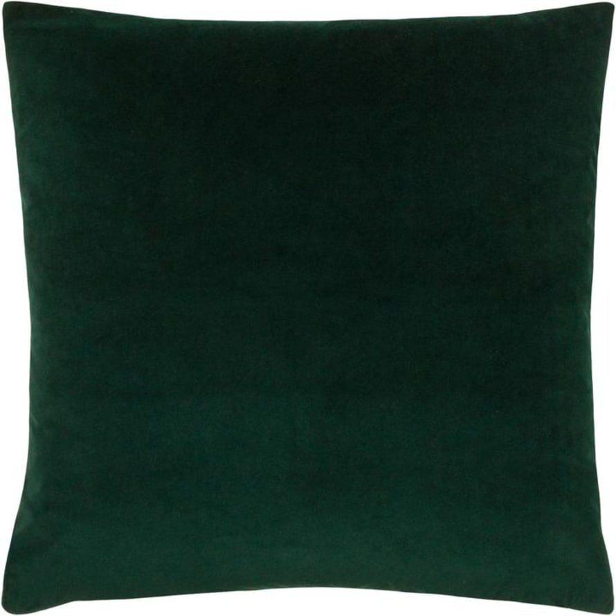 Victoria & Co. Dark Green Velvet Cushion 50x50