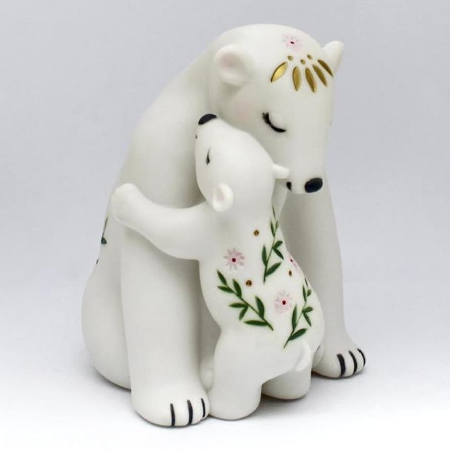 House of disaster Parent & Baby Polar Bear Lamp