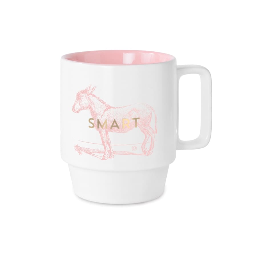Gentlemen's Hardware Smart Donkey Stackable Ceramic Mug