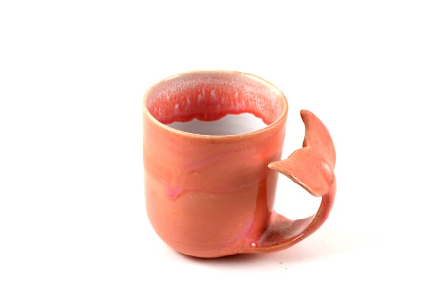 Annick Galimont Pink Whale Mug