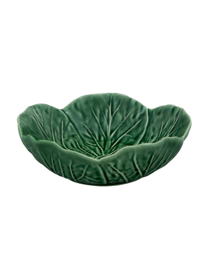 Bordallo Pinheiro Cabbage Bowl Handpainted Earthenware 17.5 cm