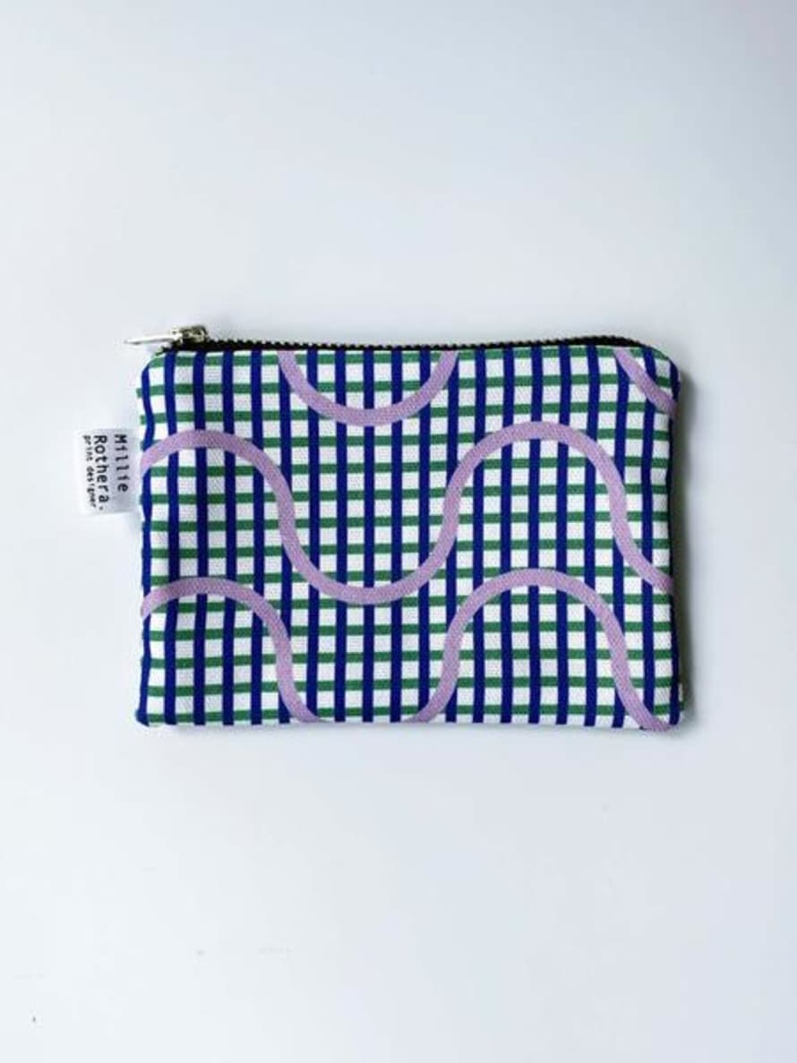 Millie Rothera Coin Purse In Wave Lilac