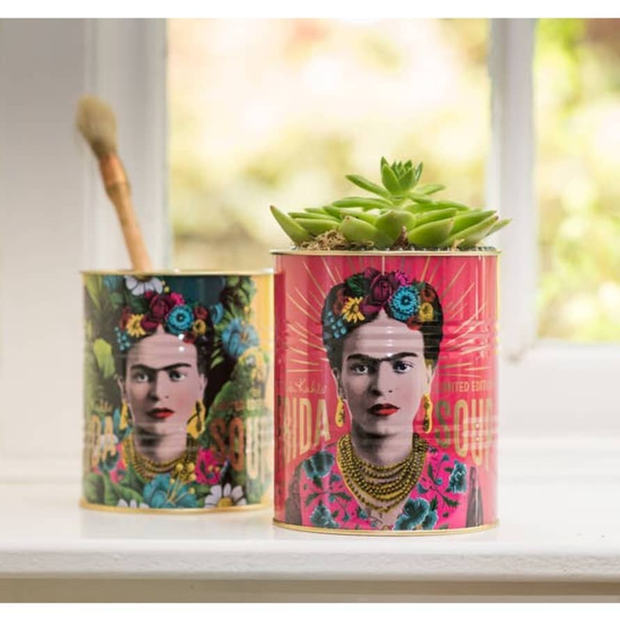 Set of 2 Frida Kahlo Metal Tins