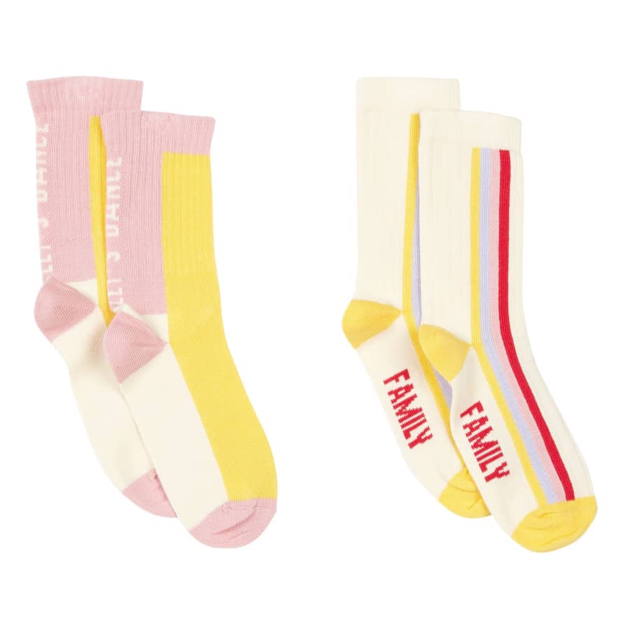 Hundred Pieces Pack Of 2 Cheesy Dance Socks