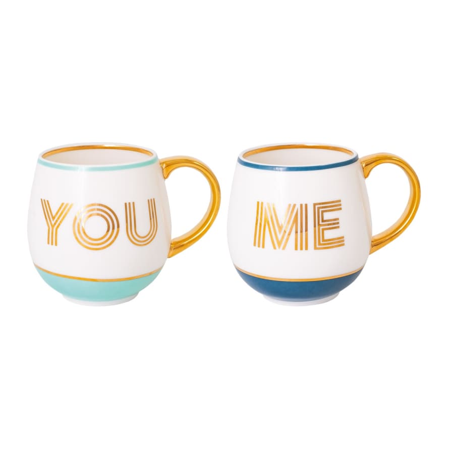 Bombay Duck Gift Box Pair Of You Me And Mugs