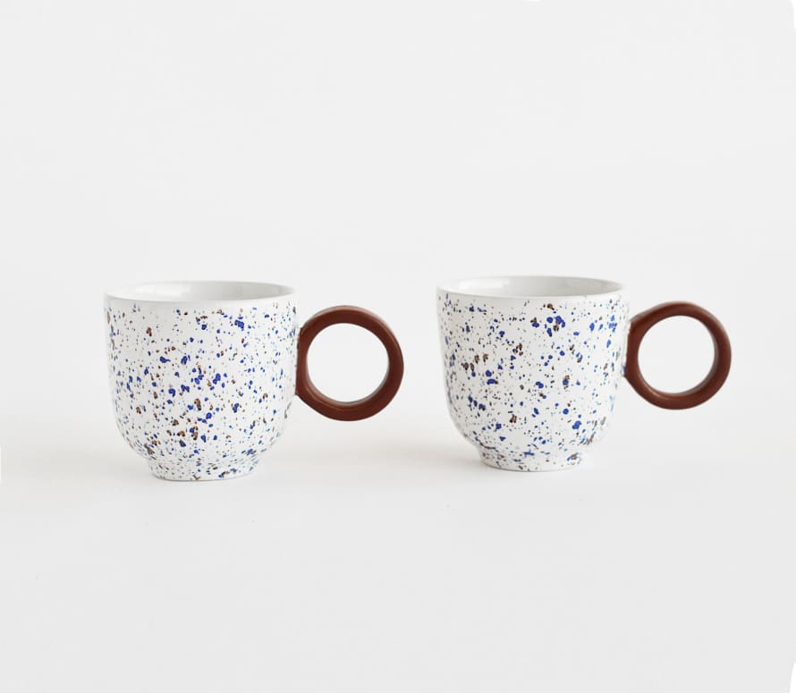 Kiwano Concept Handmade Small Coffee Cups Set of 2