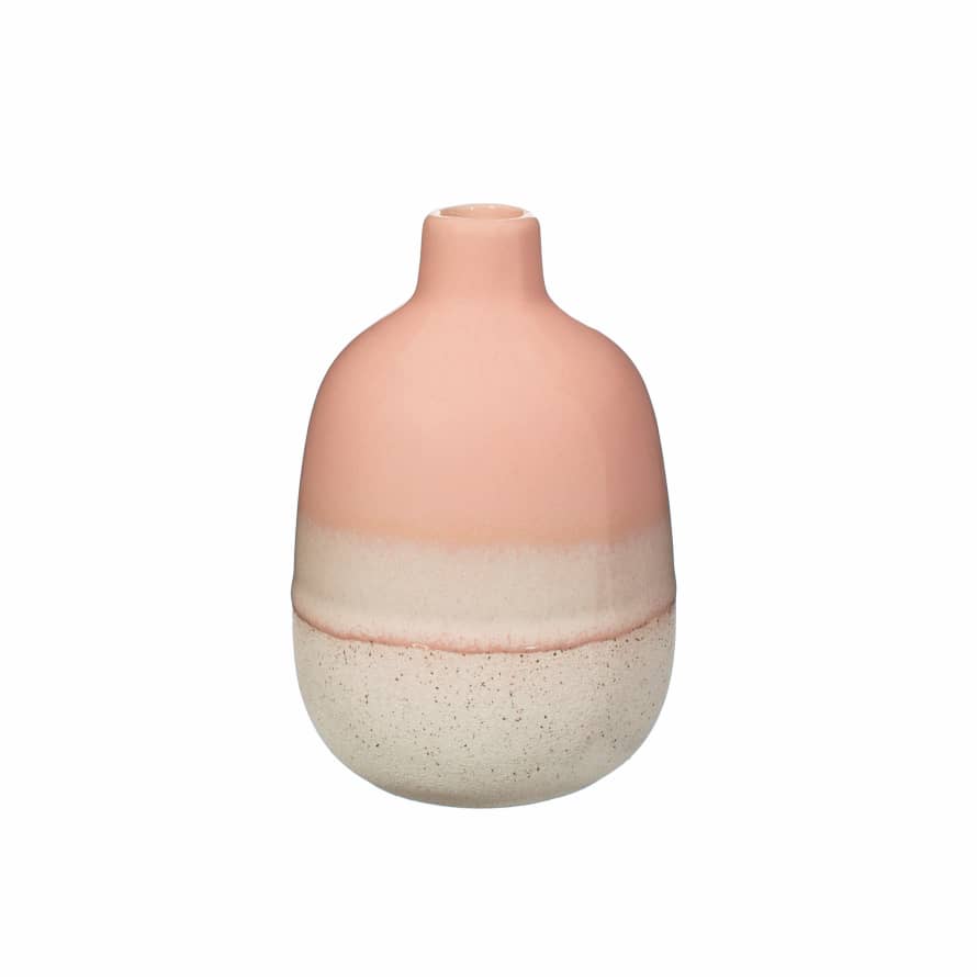 Sass & Belle  Pink Ombre Petit Stoneware Vase