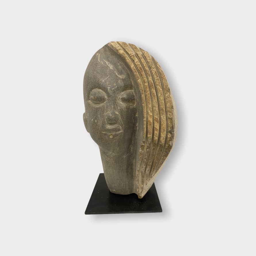 botanicalboysuk Stone Head Sculpture By Rizimu Chiwawa Zimbabwe 3003