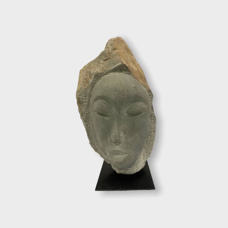 botanicalboysuk Stone Head Sculpture By Rizimu Chiwawa Zimbabwe 3114