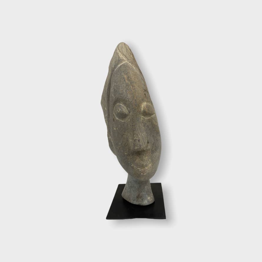botanicalboysuk Stone Head Sculpture By Rizimu Chiwawa Zimbabwe 3110