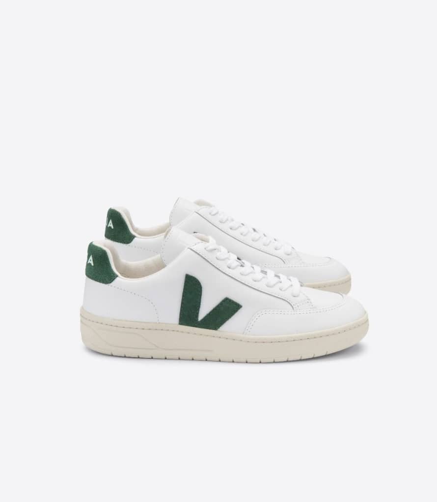 Veja V12 Leather Extra White Cyprus Shoes