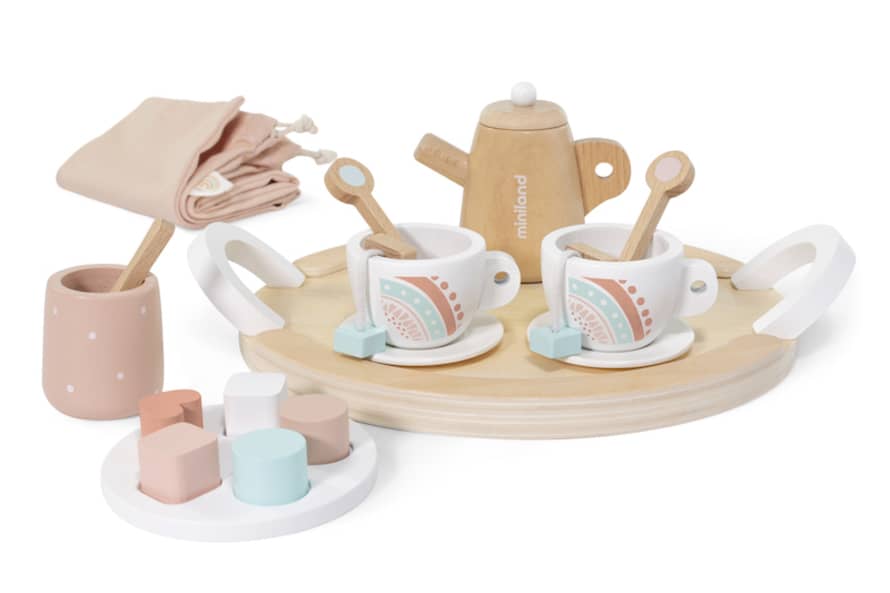 Miniland Wooden Tea Set