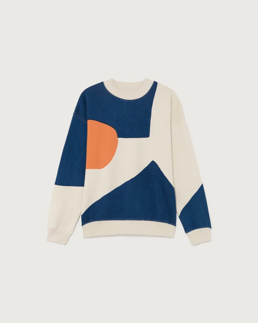 Thinking Mu Abstract Fullprinted Sweatshirt 