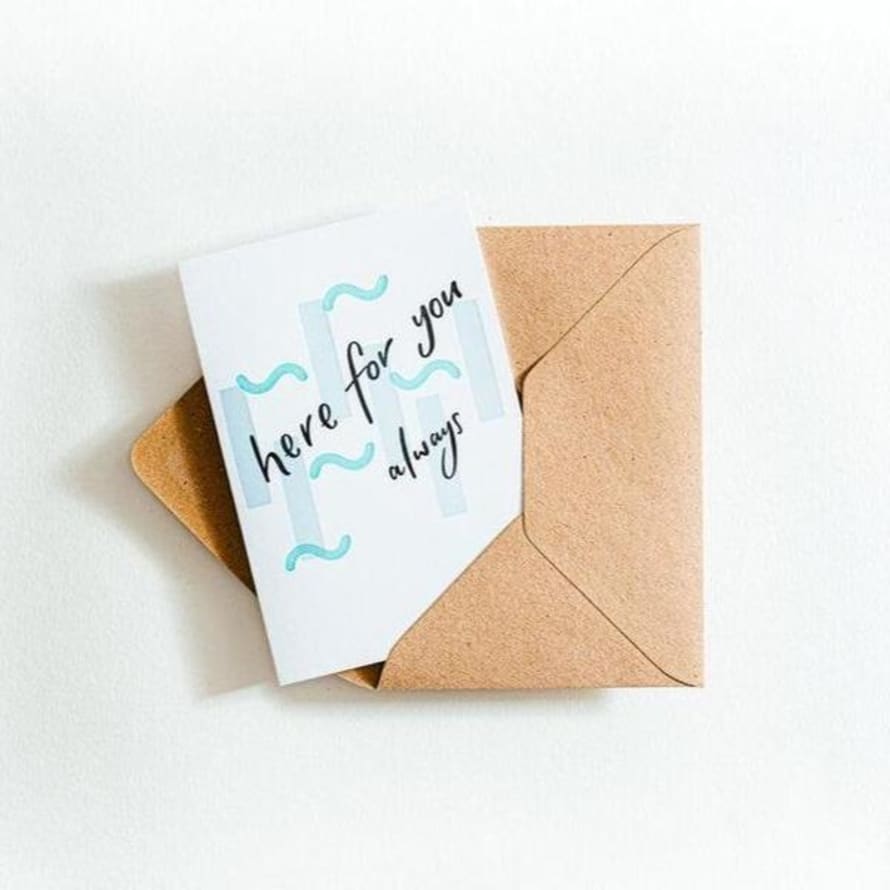 Hunter Paper Co. Here For You Always Letterpress Card