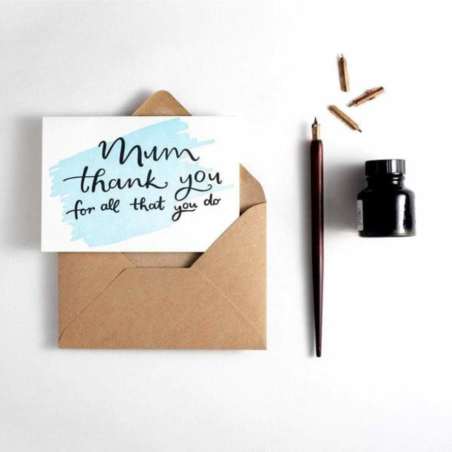 Hunter Paper Co. Mum Thank You For All That You Do Letterpress Card