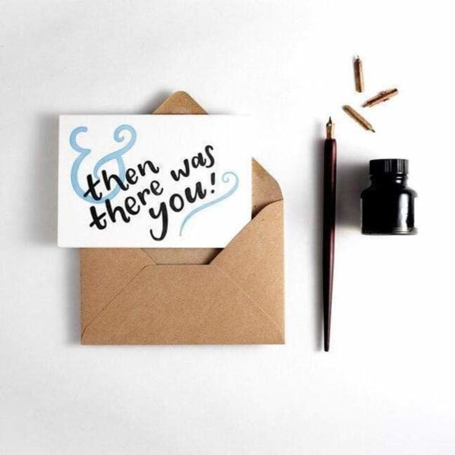 Hunter Paper Co. And Then There Was You Letterpress Card