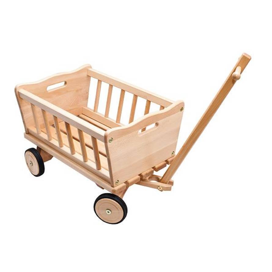 Travelling Basket Wooden Toy Cart Small Ala