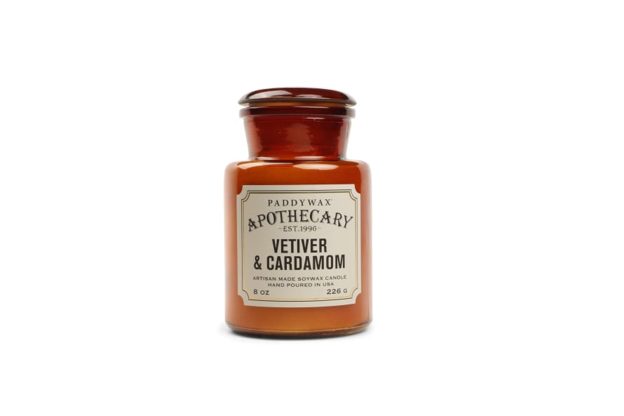 Paddywax 8oz Apothecary Vetiver and Cardamom Candle