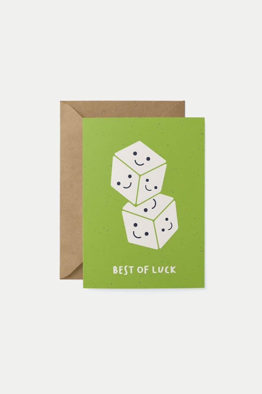 graphic  factory Best Of Luck Card