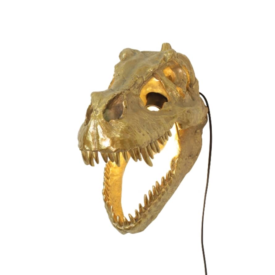 Werner Voss Rexy The T-Rex Gold Wall Lamp