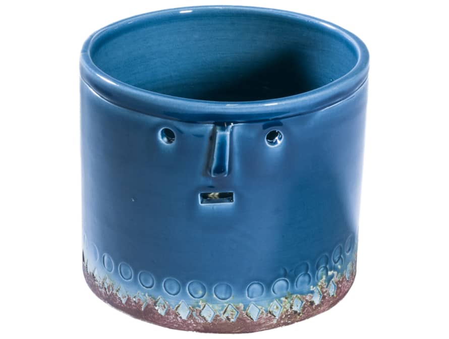 Virginia Casa Blue Mito Ceramic Pot