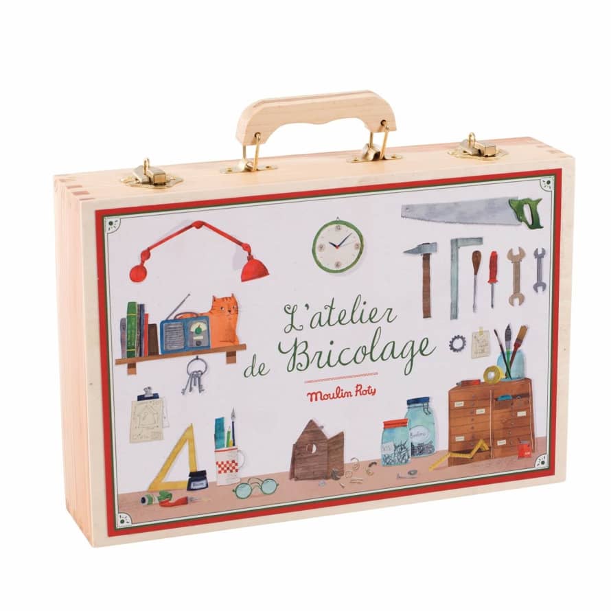 Moulin Roty Large 14 Tools DIY Suitcase