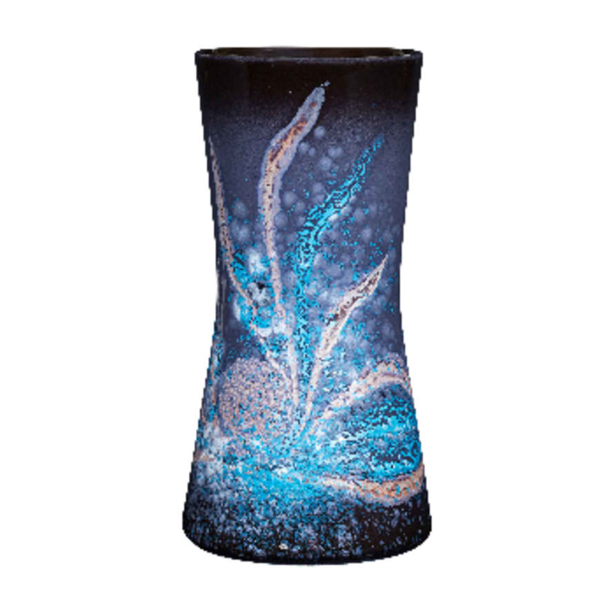 Poole Pottery Ceramic Celestial Hourglass Vase 24cm