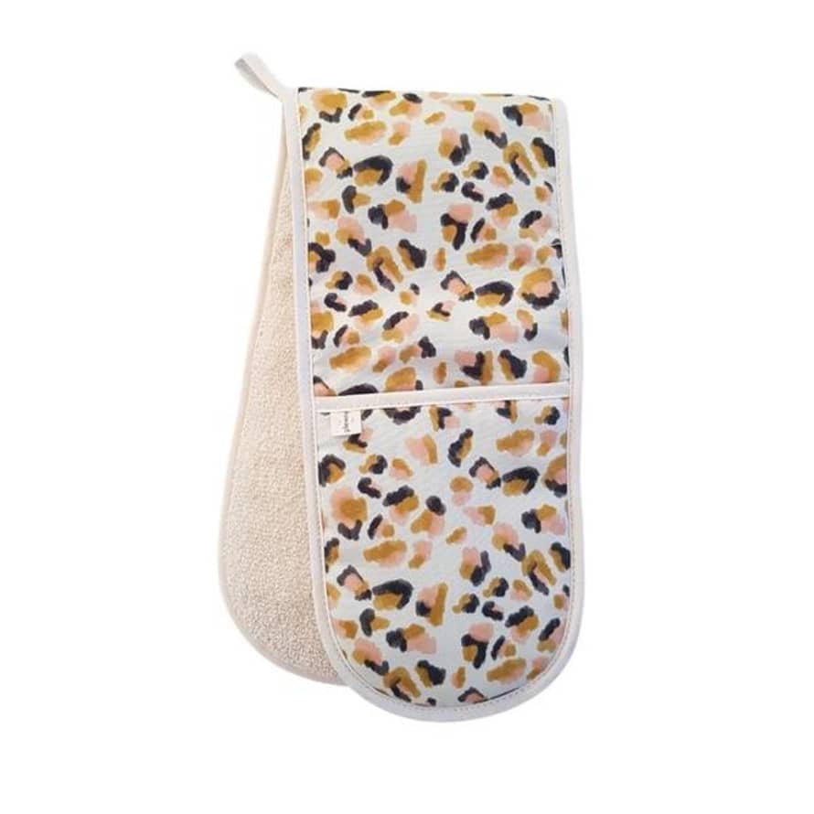 Plewsy Luxury Leopard Print Oven Gloves By