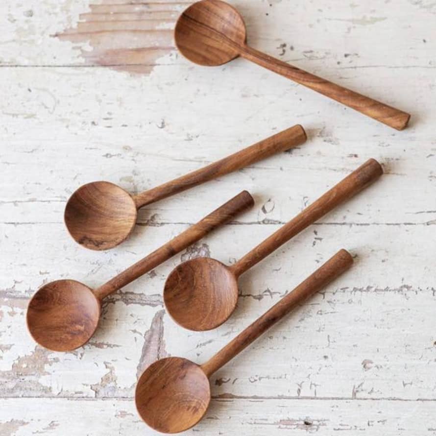 Beldi Maison Round Teak Wooden Spoon