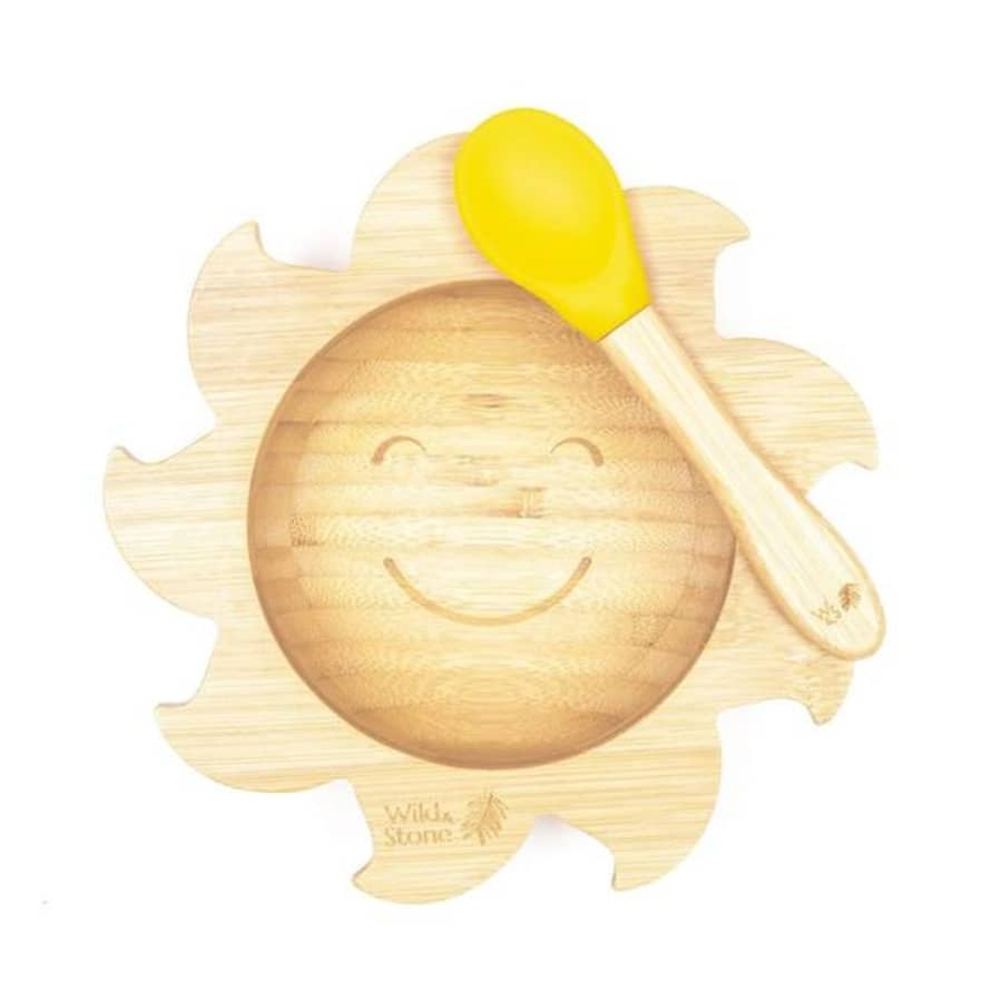 Wild and Stone Baby Bamboo Weaning Bowl & Spoon Set