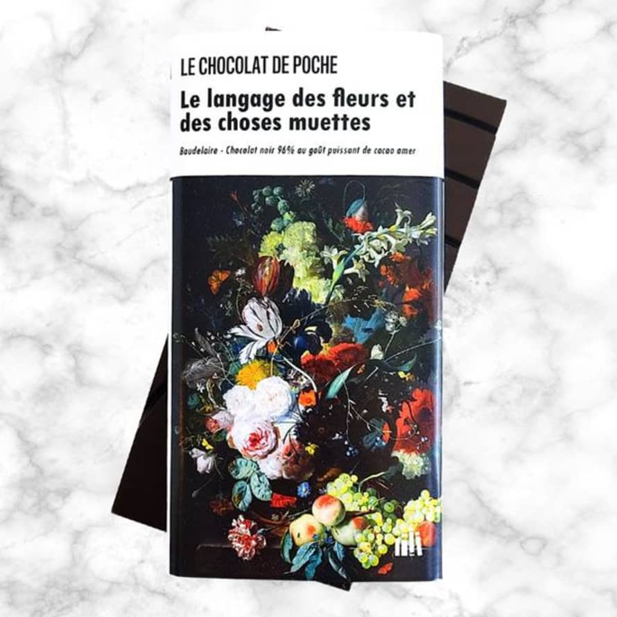 Chocolat de poche Chocolat Noir 96% - Le Langage Des Fleurs Et Des Choses Muettes