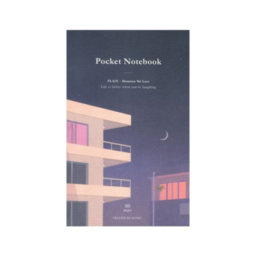 Iconic Pocket A6 Notebook - Plain - Evening