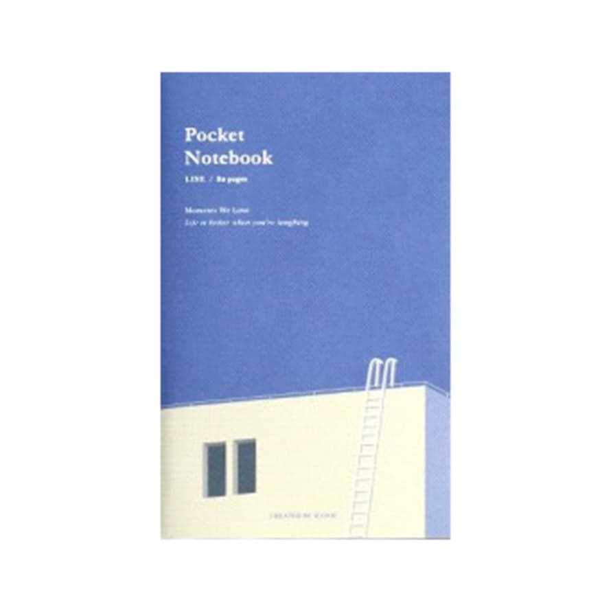 Iconic Pocket A6 Notebook - Lined - Rooftop