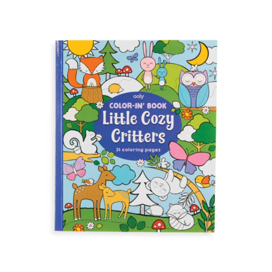 Ooly Little Cozy Critters Colouring Book
