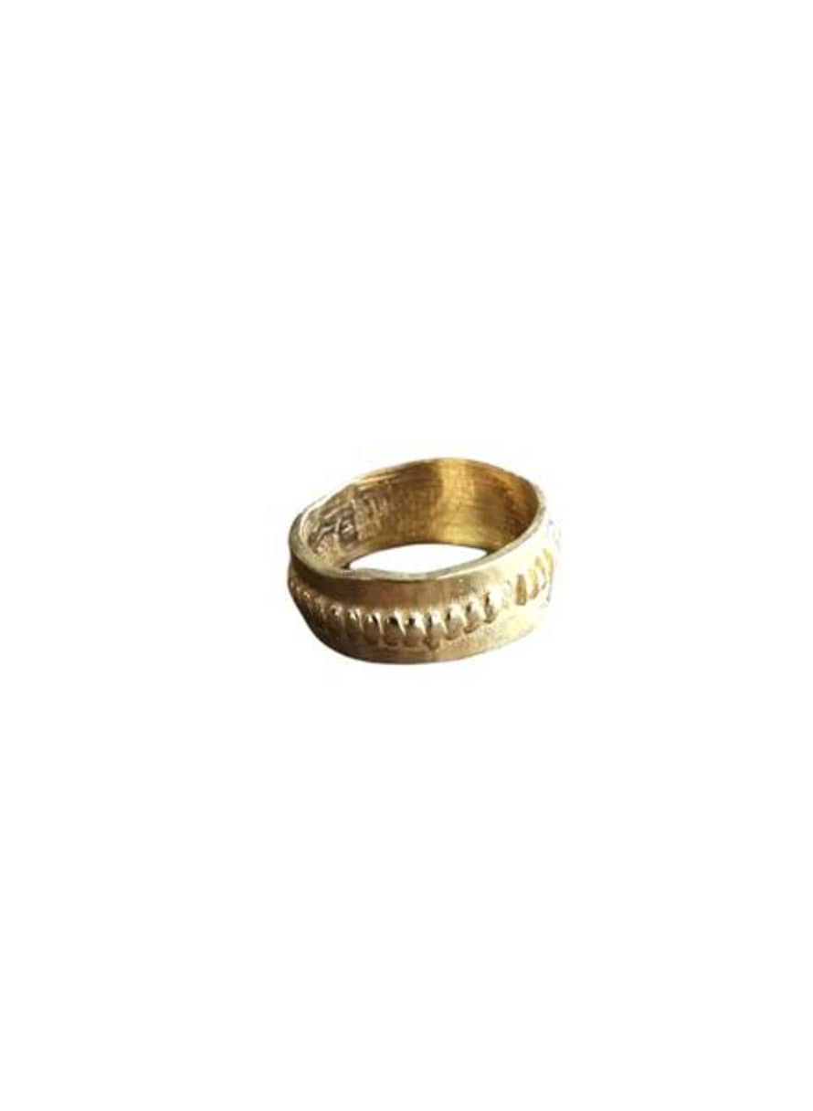CollardManson Jaggered Ring - Gold