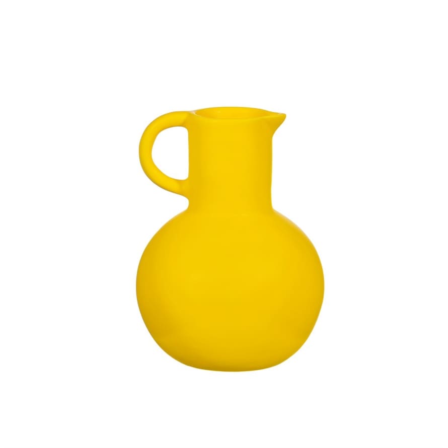 Sass & Belle  Small Amphora Jug Vase Sunshine Yellow